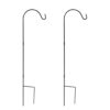 Sunnydaze Single Shepherd Hooks, Set of 2, 48-inch Set of 2
