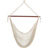 Sunnydaze Hanging Cabo Extra Large Hammock Chair - Cream