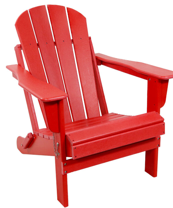 Foldable Adirondack Chair - Red