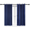 2 Indoor/Outdoor Blackout Curtain Panels with Grommet Top - 100 x 84 in (2.54 x 2.13 m) - Blue 2 Indoor/Outdoor Blackout Curtain Panels with Grommet Top - 100 x 84 in (2.54 x 2.13 m) - Blue