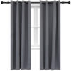 2 Indoor/Outdoor Blackout Curtain Panels with Grommet Top - 52 x 84 in (1.32 x 2.13 m) - Gray 2 Indoor/Outdoor Blackout Curtain Panels with Grommet Top - 52 x 84 in (1.32 x 2.13 m) - Gray