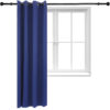 Indoor/Outdoor Blackout Curtain Panel with Grommet Top - 52 x 84 in (1.32 x 2.13 m) - Blue