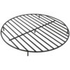 Sunnydaze Round Steel Outdoor Fire Pit Grate, 36-Inch