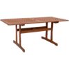 Sunnydaze Meranti Wood 6-Foot Dining Table