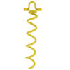 Sunnydaze Yellow Spiral Anchor, 12-Inch