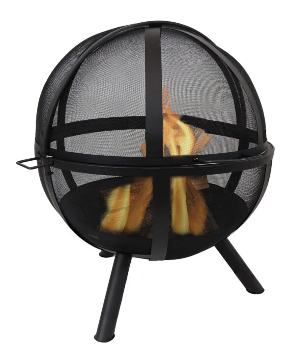 Sunnydaze Flaming Ball Wood Burning Fire Pit