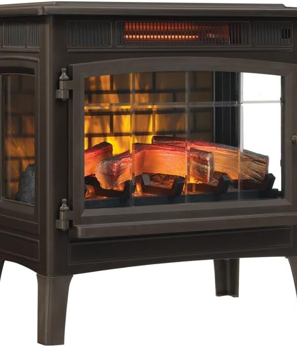 duraflame Freestanding Electric Fireplace Stove Heater with 3D Flame Effect