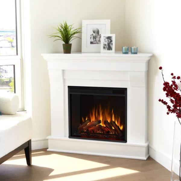 Chateau 41" Corner Electric Fireplace by Real Flame