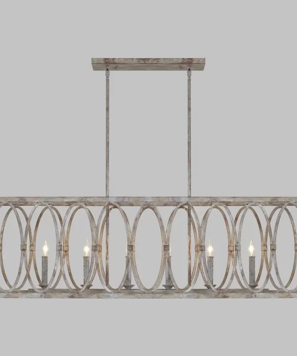 Huntington 6 Light Steel Dimmable Pendant