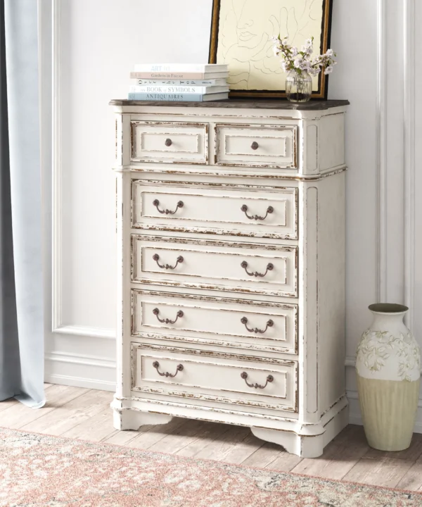 Colchester 5 Drawer 38'' W Farmhouse Chest