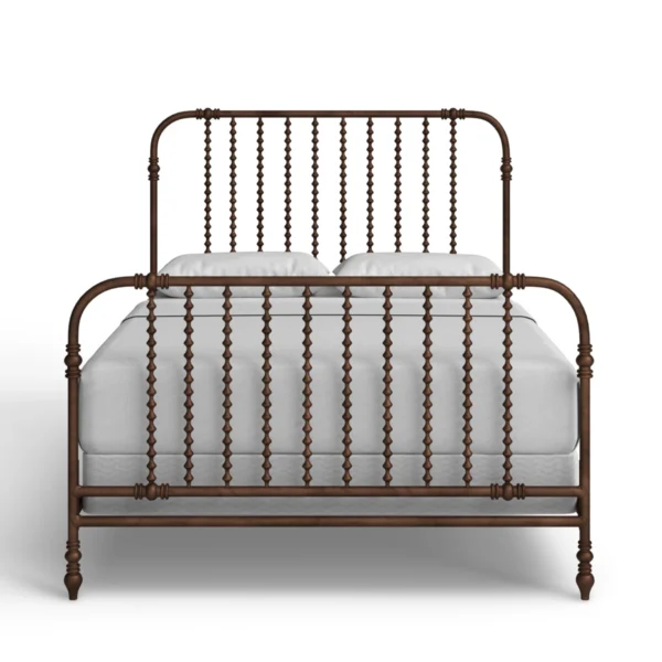Earling Metal Spindle Farmhouse Bed