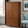 Shaker Solid Wood Farmhouse Armoire