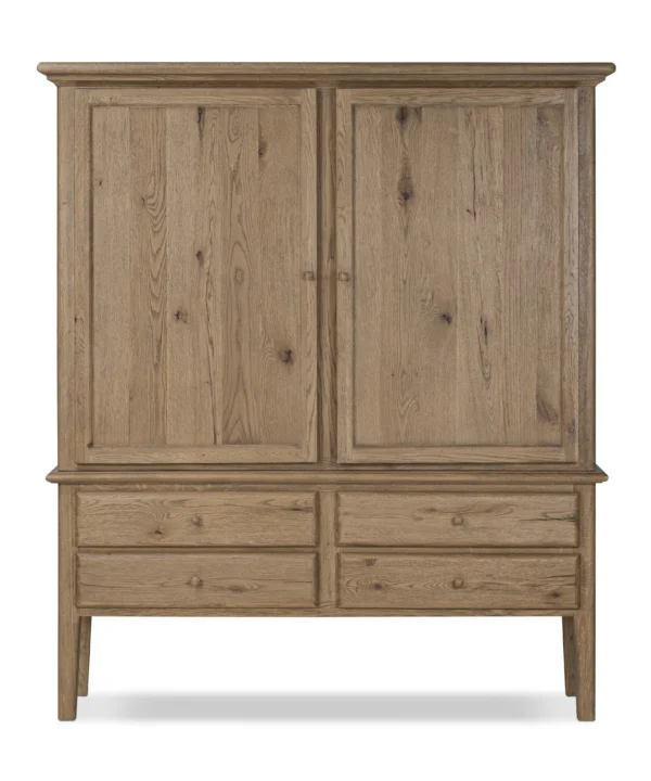 Alena Farmhouse Cabinet-Worn Oak