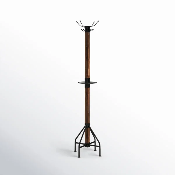 Donan 8 - Hooks Freestanding Farmhouse Coat Rack