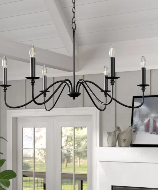 Ableton 6 - Light Candle Style Classic / Traditional Chandelier