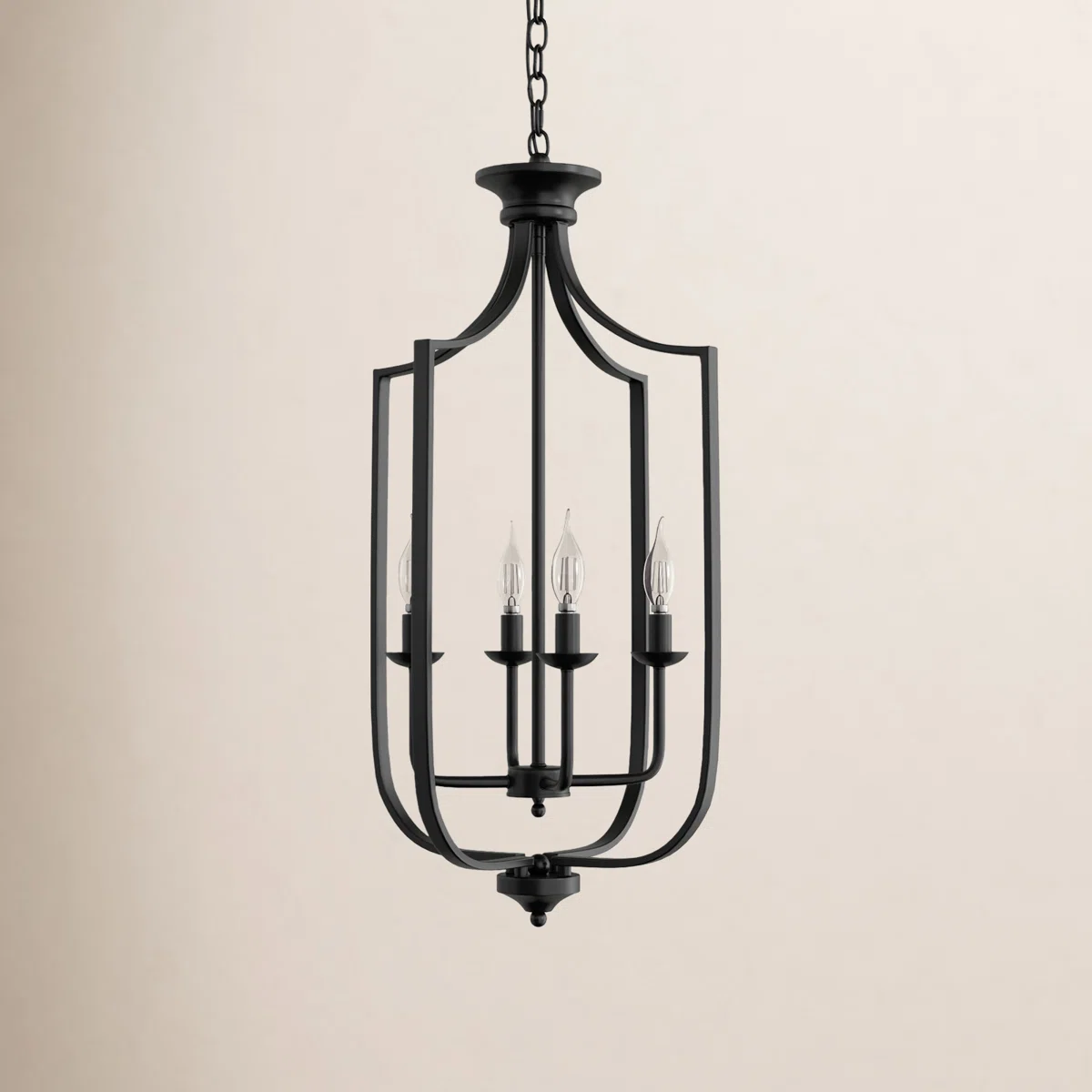 Baril 4-Light Lantern Empire Chandelier