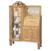 Rectangular Curio with Secretary Desk