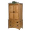 Mission Chest on Chest Armoire
