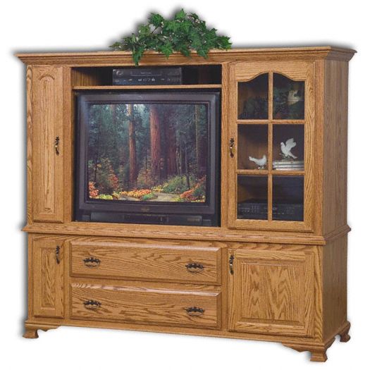 Heritage 2-Piece Entertainment Center with Media Storage