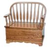 Low Feather Bow Bench