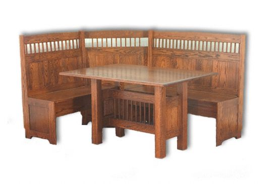 Classic Mission 4-Piece Corner Nook