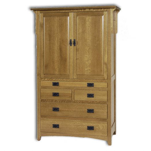 Millcreek Mission Tray Armoire