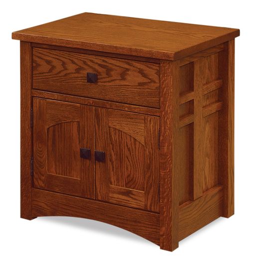 Kascade 1-Drawer 2-Door Nightstand