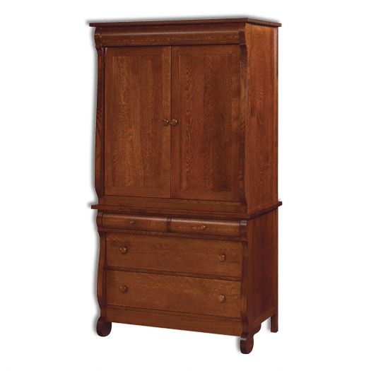 Old Classic Sleigh 2-Piece Armoire