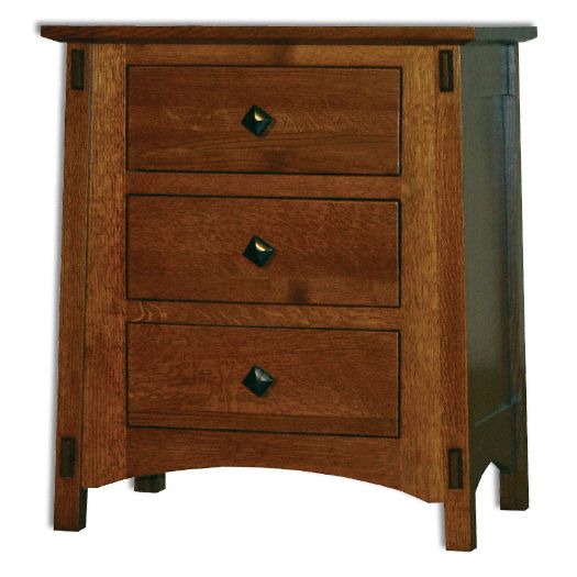 McCoy 3 Drawer Nightstand