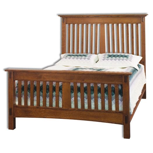 McCoy Slatted Mission Bed