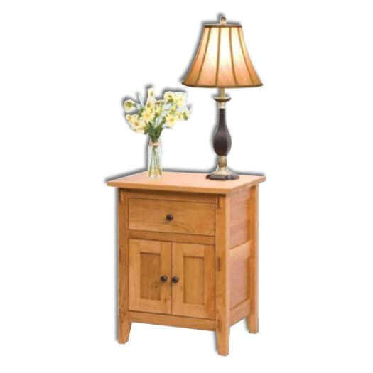 Bungalow 1 Drawer 2 Door Nightstand