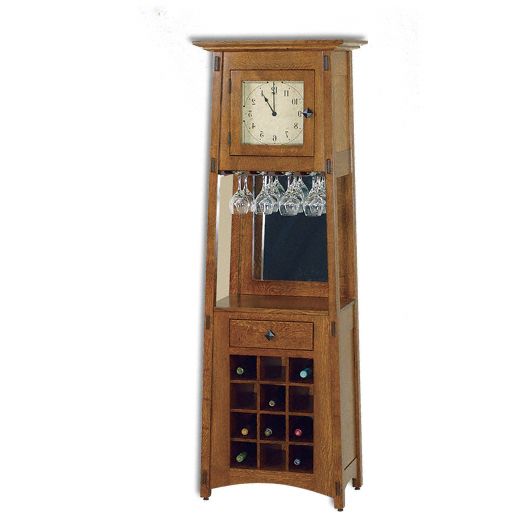 McCoy Wine Rack Clock