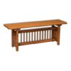 Classic Mission Trestle Bench