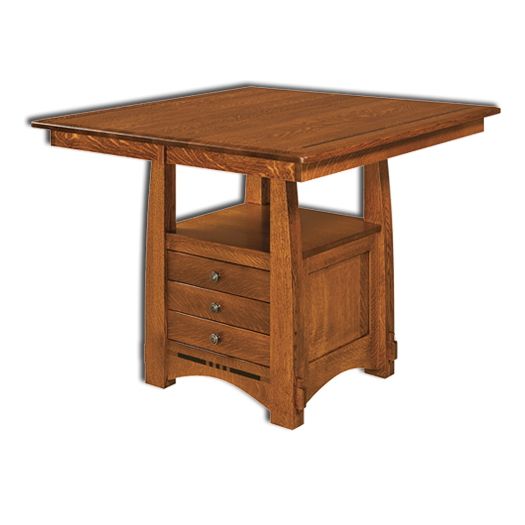 Colebrook Cabinet Table - Pub Table