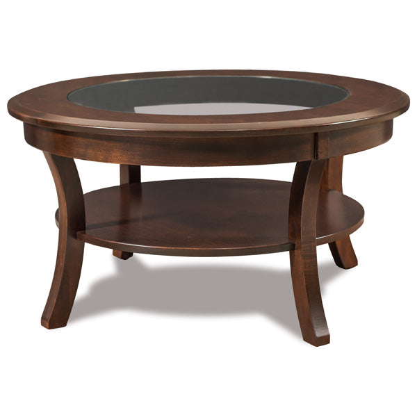 Sierra Round Glass Top Coffee Table
