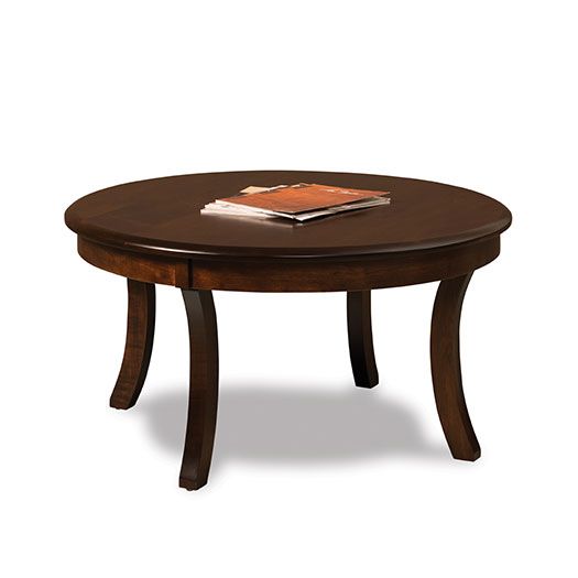 Sierra Round Solid Top Coffee Table