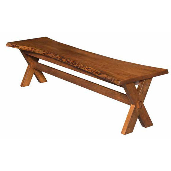Xander Frontier Live Edge Bench