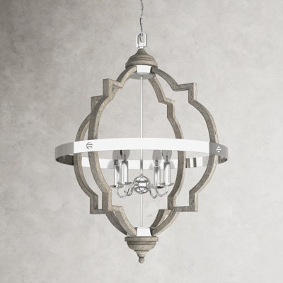 Freemont 4 - Light Lantern Geometric Chandelier