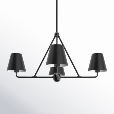 Kinston 4 - Light Shaded Classic Chandelier