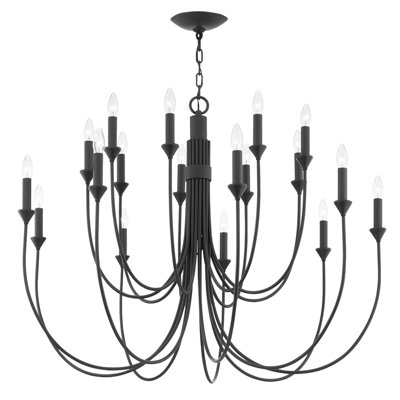Bilton 18 - Light Candle Style Classic / Traditional Chandelier