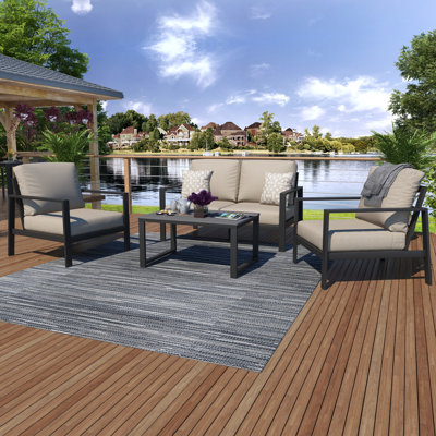 Townsend Sofa Seating Group with Sunbrella Cushions