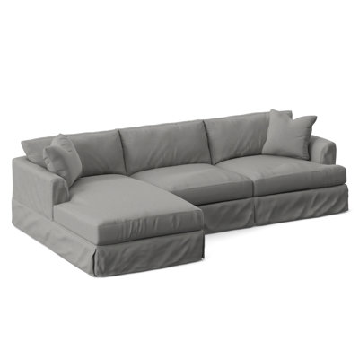 Lucia 128" Wide Down Cushion Sofa & Chaise