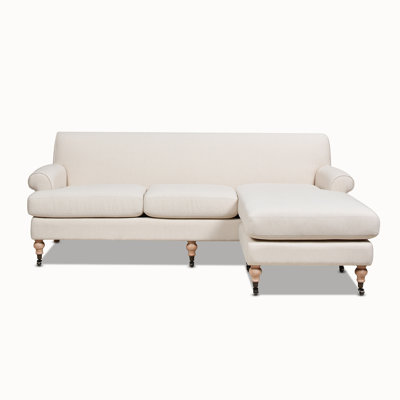 Harbour 88" Wide Reversible Sofa & Chaise with Ottoman
