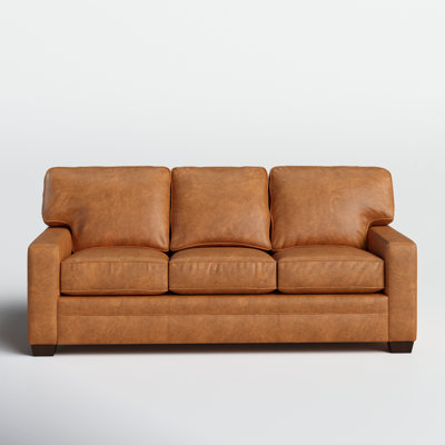 Mosely 82" Genuine Leather Sofa