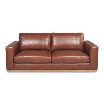 Levon 84" Leather Sofa