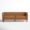 Woodford 84.6" Tuxedo Arm Sofa