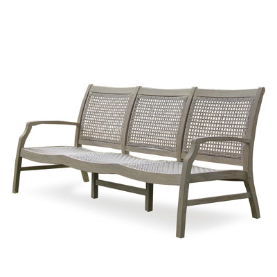 Adina 78'' Teak Outdoor Patio Sofa