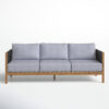 Gracey 80'' Wide Patio Sofa with Cushions