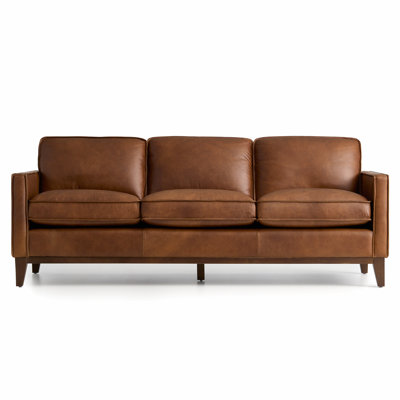 Cascades 85'' Leather Sofa