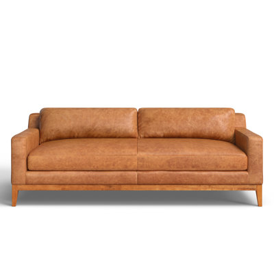 Rayana 90'' Full Grain Italian Leather Sofa